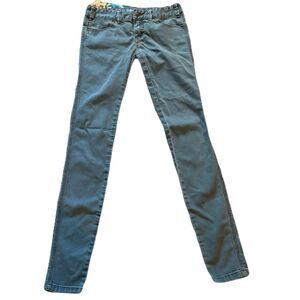 Free People Skinny Jeans | Sz. 25 | EUC | Greenish Blue
